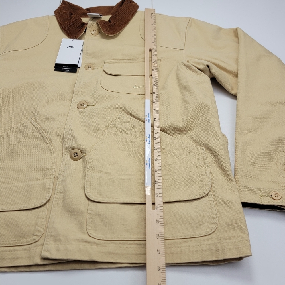 Nike Life Flannel-Lined Barn Coat Sesame Work Jacket FZ0132-252 Men Small New - Picture 12 of 14